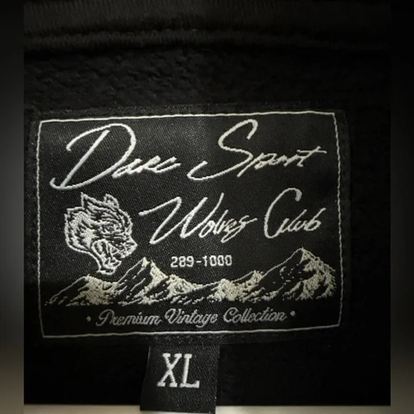 Darc Sport Wolves Club 2023 Ohana Tour 289/1000 Men's XL Hoodie Black EUC - Picture 3 of 9